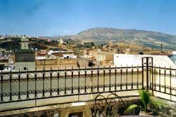 Vue Panoramique sur la ville de Fès à partir de la terrasse riad à fès - Riad Louna