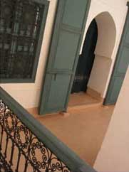 Vue sur chambre Marrakech maisons hôtes : Riad Sara srira
