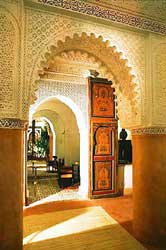 Vue sur Patio maisons hotes marrakech Riad Celia
