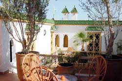 La terrasse du riad maisons d'hotes marrakech Riad Celia 