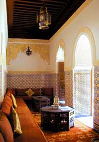Le salon marrakech maisons hotes Riad Les Oliviers 