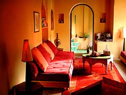 Salon du Riad Marrakech maisons d'hote Dar Marhaba 