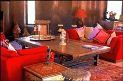 Salon de la villa location villa marrakech - Villa Maha