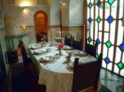 Salle à manger Aile Delacroix marrakech riad - Riad Moucharabieh