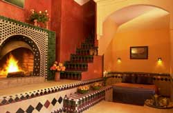 Suite Incha Halla avec salle de bain en Mezzanine riads marrakech - Riad Chorfa