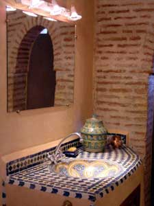 Salle d'eau ryad marrakech - Riad Tamkast