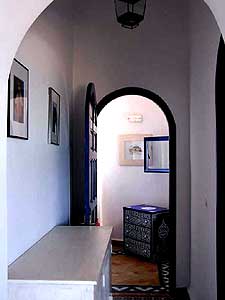 Couloir chambre Nour riad essaouira - Dar el Bahar